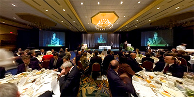 Mayor Rybak at Minneapolis Downtown Council 2005 Annual Meeting.