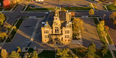 Blue Earth County Courthouse in Mankato, MN.