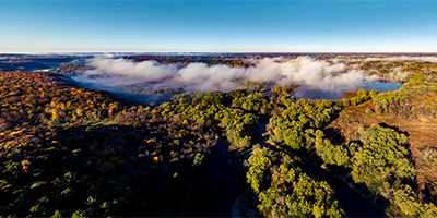 Foggy St. Croix River Valley Sunrise