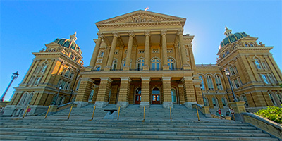 Iowa State Capitol Steps West