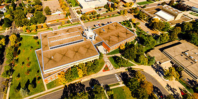 St. Cloud State University James Miller Learning Resources Center Aerial