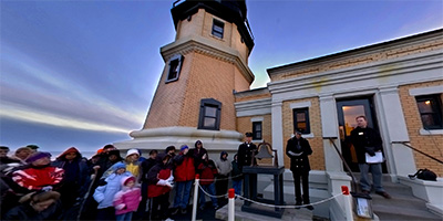 Memorial for the Edmund Fitzgerald at Split Rock.