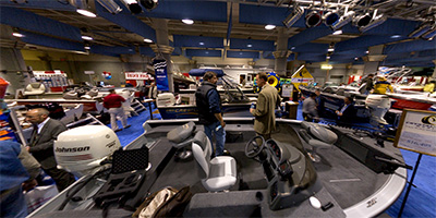 Boats at MN Sportsmen’s Show in River Centre