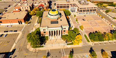 Stearns County Courthouse Aerial