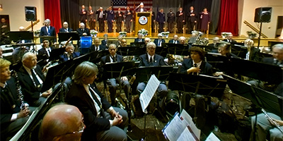 Veterans Day Ceremony at VA Home