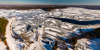 Vadnais Lake in Winter