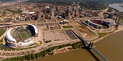 Ohio River N.W. of Covington, KY Convention Center