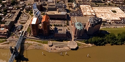 Ohio River north of Covington, KY