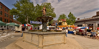 Mainstrasse Village Goose Girl Fountain