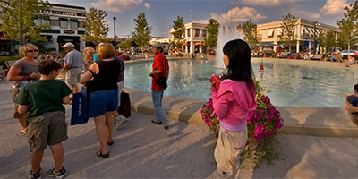 Easton Town Center Central Park Fountain