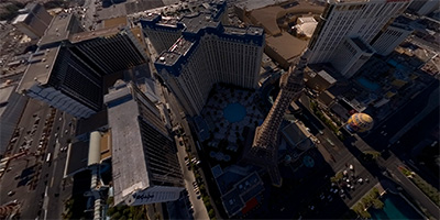 Over the Eiffel Tower at Paris Las Vegas