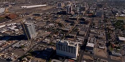 Las Vegas Blvd and Charlston Blvd near downtown Las Vegas.