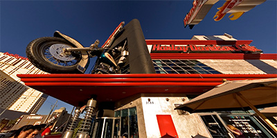 Harley Davidson Cafe on the Las Vegas Strip