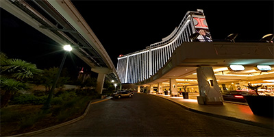 Monorail track at Las Vegas Hilton