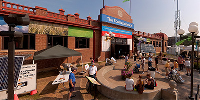 Outside the Progress Center at the MN State Fair