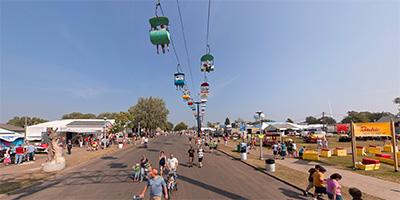 On Underwood St. under the Sky Gliders