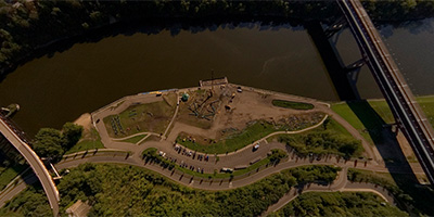 I-35W Bridge Collapse Investigation Site