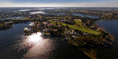 Lake Butler, near Tiger Woods house.