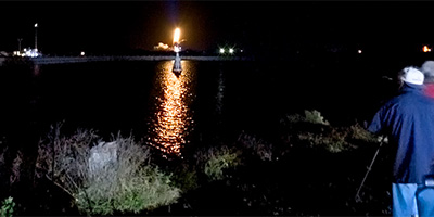NASA - Night Launch of the Space Shuttle Discovery.