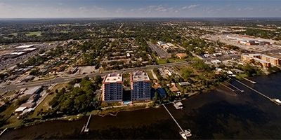 Titusville, FL, across from Kennedy Space Center on Merritt Island