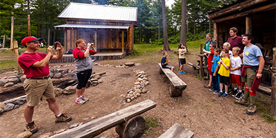 Tomahawk Scout Reservation Logging Camp