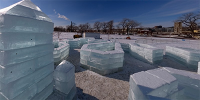 Winter Carnival Ice Maze