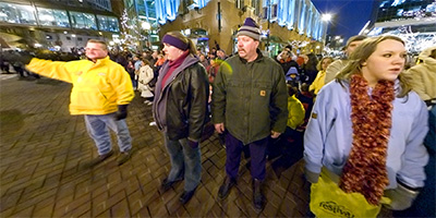 Vulcans at the Winter Carnival Torchlight Parade