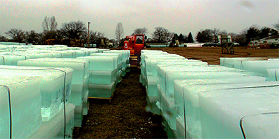 Ice Shipping at Lake Phalen
