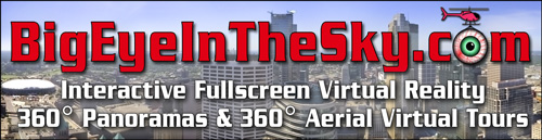 Big Eye In The Sky Interactive Fullscreen VR 360 Degree Aerial Panoramas