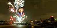 Fireworks on New Year's Eve 2005 in Minneapolis