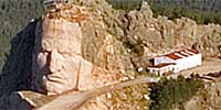 East of the Crazy Horse Memorial near Custer, SD.