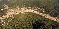 360 degree aerial panorama of Deadwood, SD.