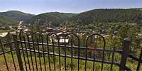 360 degree panorama of Deadwood, SD.