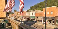 360 degree panorama of Deadwood, SD.