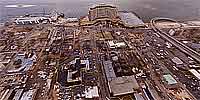 360 degree panorama from a helicopter over downtown Biloxi after Hurricane Katrina.