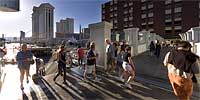 Pedestrian bridge over Flamingo Road