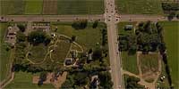 Aerial Over Gibbs Museum of Pioneer and Dakotah Life
